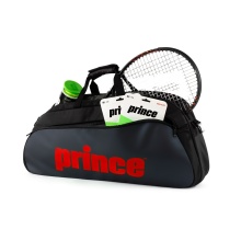 Prince Tennis Racketbag Tour 1 Comp (Racket bag, main compartment, thermal compartment) 2023 black/red 3-pack